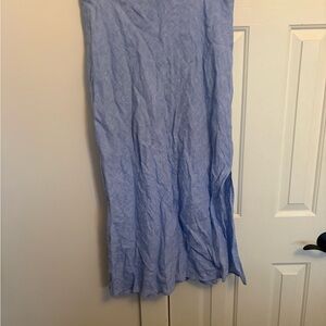 J. Crew Light Blue Maxi Skirt